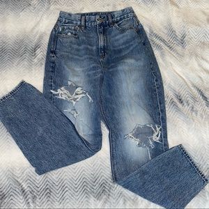 American Eagle Curvy Mom Jean Size 0